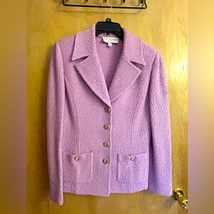 Lavender St. John Skirt Suit w belt